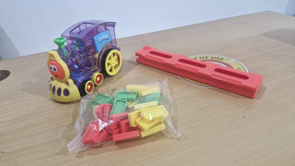 Train Toy Domino Set for Kids - BPA-Free Plastic with Sound Effects.